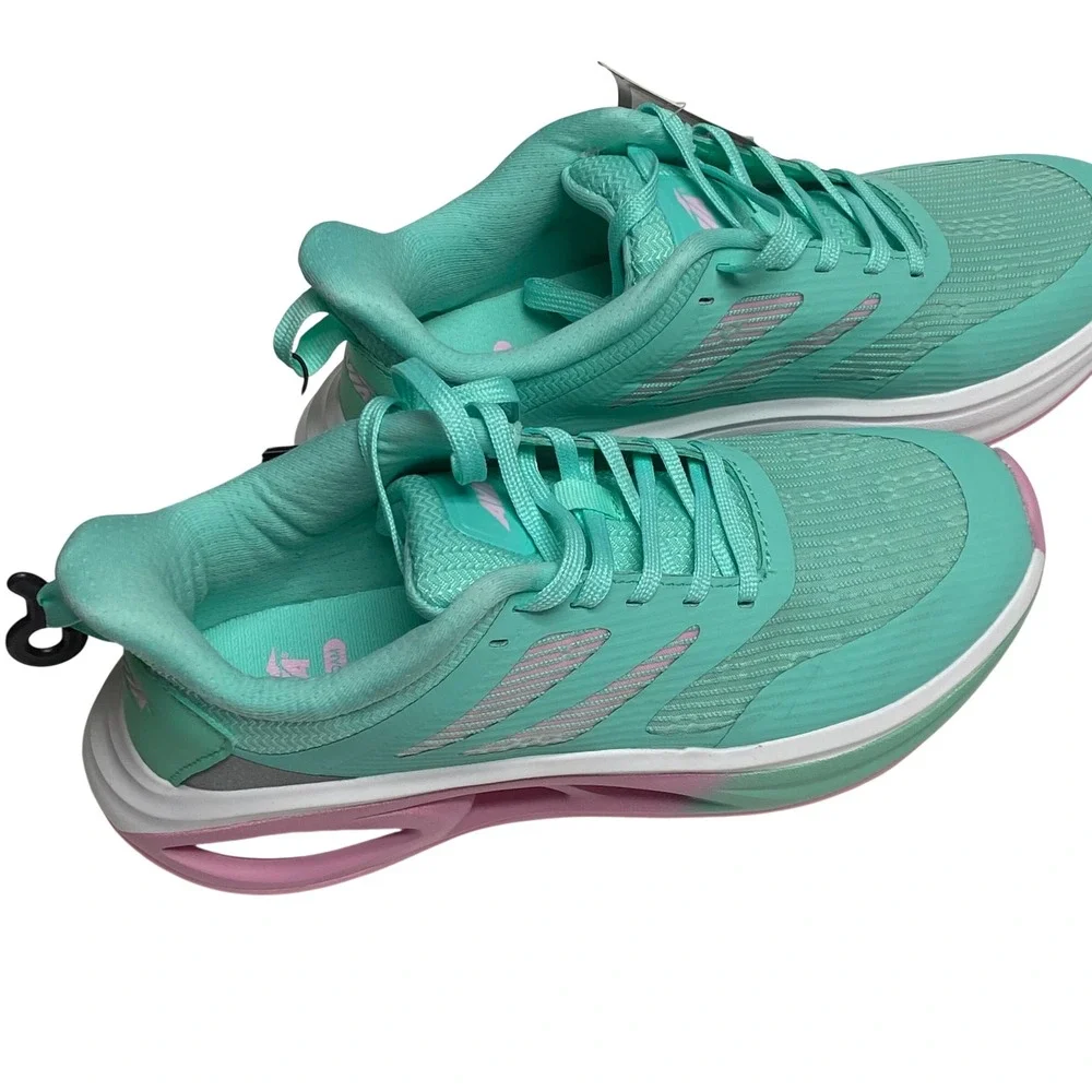 Avia Women Teal Pink‎ Running Sneakers Memory Foam Athletic Shoes Size 6 NEW